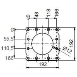 Flanšas R140.V136-140 Q PFL005