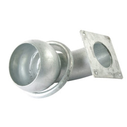 6 colių išorinis sriegis su kvadratiniu flanšu 90° 6123090Z