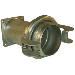 8 colių išorinis sriegis + 4 varžtų flanšas Bauer 8143000