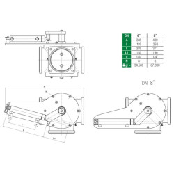 3 padėčių vožtuvas 6" + HD cilindras 0601 ARZO0024150601