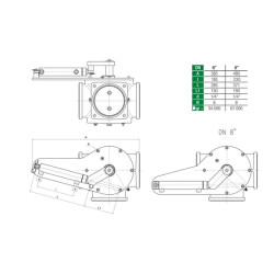 3 padėčių vožtuvas 8" + HD cilindras 0601 ARZO0024200601