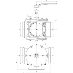 3 padėčių vožtuvas 8" ARZO0024200000