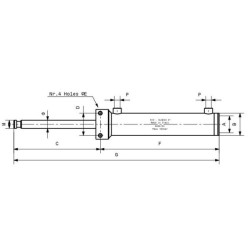 Hidraulinis cilindras 8" dvigubo veikimo RIV162200
