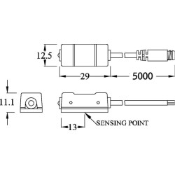 Nendrinis jungiklis 12–240 V DC/AC 8382SENS
