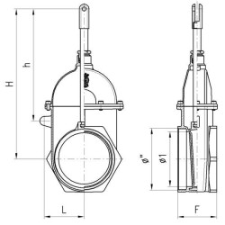 Srieginis vožtuvas 6" 6000066