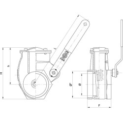Svirtinis sklendės 6" 6000070