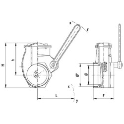 Greito prijungimo vožtuvas 2 1/2" 2500070