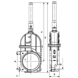 8" VULCANO hidraulinis uždarymo vožtuvas RIV94200