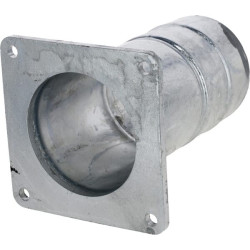 Kvadratinis flanšas su 5" žarnos antgaliu, cinkuotas 5304000Z