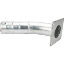 45° alkūnė su flanšu ir žarnos antgaliu 4 4304045BR