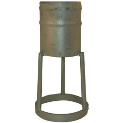 Siurbimo žarnos antgalis 6" su cinkuotu korpusu 6640000Z