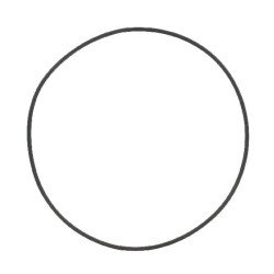 Sandariklis 34,65x1,78 mm, 70 Shore Black, Battioni Pagani CM13