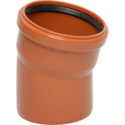 PVC alkūnė 160 mm x 15° 16151160015