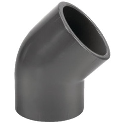 PVC alkūnė 45° 140x140 mm 7140645