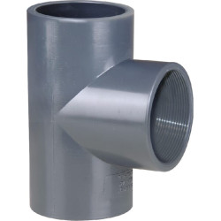 PVC T formos jungtis 25 mm x F 3/4" 7025121GP