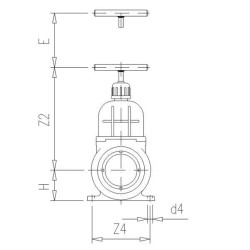 Vožtuvas DIL90 (A tipas) 1300090