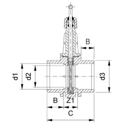 Slankiojantis vožtuvas 50 1300050