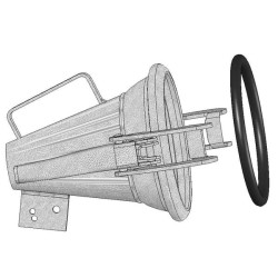 8" moteriško tipo purkštuvas, A tipo 8237000