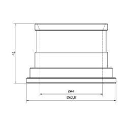 Adapteris 51 mm MI016