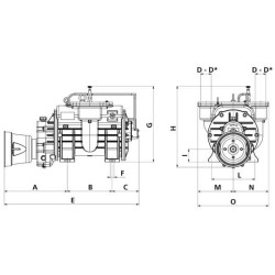 Mobilus vakuuminis siurblys standartinis B.P. MEC6500MSC
