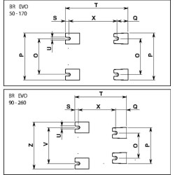 BR-EVO siurblys 94m³/h hidraulinė pavara B.P. BREVO90H