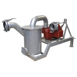 Akmenų gaudyklė ir BR120 ant rėmo 655BR120