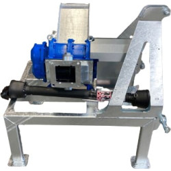 Rotacinis kumštelinis siurblys A116-240S ant rėmo su akmenų gaudykle PA11624030