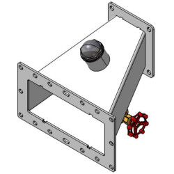 Siurblio prijungimo flanšas 300 įsiurbimo pusėje 51030010