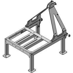 Cinkuotas trijų taškų rėmas A116 ir A136 siurbliams 50010000