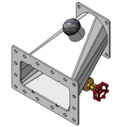 Siurblio prijungimo flanšas 280 įsiurbimo pusėje 52028010