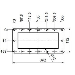 Rotacinis kumštelinis siurblys R116-300S + rėmas APK0000188