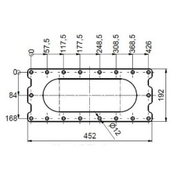 Rotacinis kumštelinis siurblys R116-360S + rėmas APK0000189