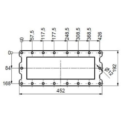 Rotacinis kumštelinis siurblys R116-360S + rėmas APK0000189