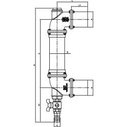 Lygio indikatoriaus vamzdelis 1500 mm 0441500