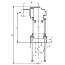 Perpildymo vožtuvas ø 60 0060023