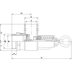 Apsauginis vožtuvas 1 1/4 colio 0125013