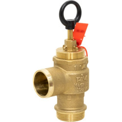 OPALE spyruoklinis apsauginis vožtuvas - 0,5 baro komplektas ir sandarus dydis 1 1/4" RIV089025005008