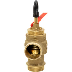 OPALE spyruoklinis apsauginis vožtuvas - 0,5 baro komplektas ir sandarus dydis 1 1/4" RIV089025005008