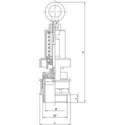 Apsauginis vožtuvas 2" 0205513