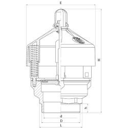 Vakuuminis apsauginis vožtuvas 3" ARZO0810080000