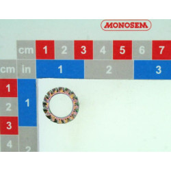 Dantyta fiksavimo poveržlė M12x20.5x1mm, nerūdijantis plienas 10629013