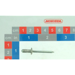 Aliumininė kniedė, plokščia galvute 4,8x10 10176027