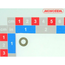 Poveržlė M6x12x1,6 mm, cinkuota plieninė 30620009