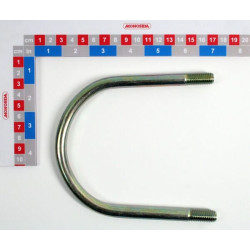 U formos spaustukas ant PVC vamzdžio ir kolonėlės 40090103