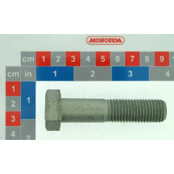 Šešiakampis varžtas DIN931 M16x70 cinkuotas plienas 30513014