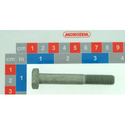 Šešiakampis varžtas DIN931 M10x70 cinkuotas plienas 30512024