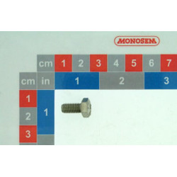 Šešiakampis varžtas DIN933 M6x12 cinkuotas plienas 30500091