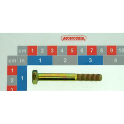 Šešiakampis varžtas DIN931 M8x65 cinkuotas plienas 30511077