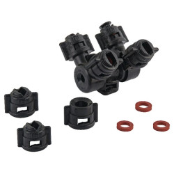 Antgalio laikiklis, 4 padėčių, 2 žarnos antgaliai, RAU sistema 6500405507022000A