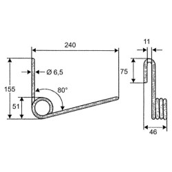 Priekinis akėčių pirštas 033298N